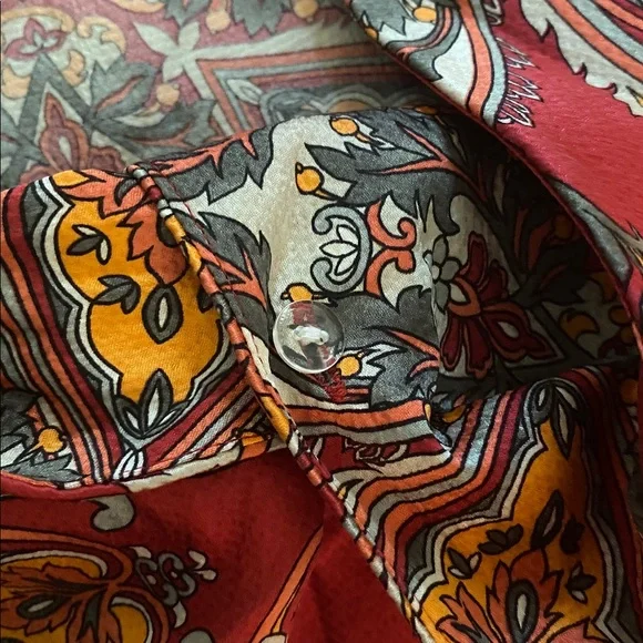 100% pure silk wrap top by Talbots size 16 sleeveless - Picture 8 of 8